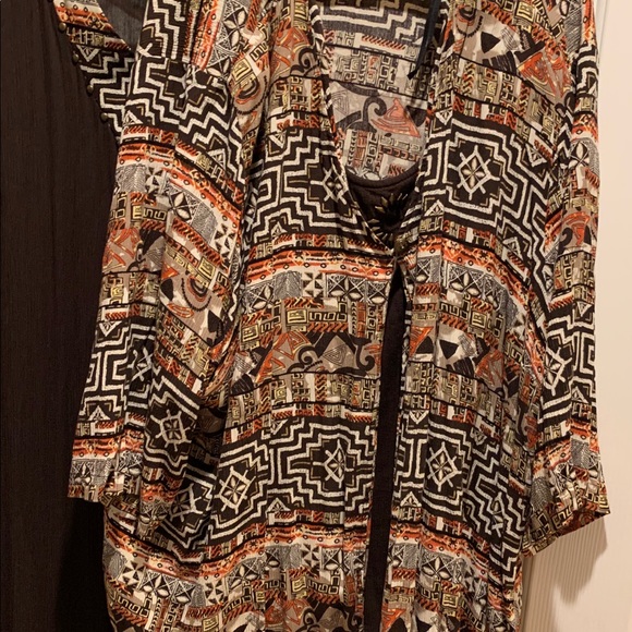 CM Shapes 4XL 5XL women’s dress 2 piece brown - Picture 3 of 8